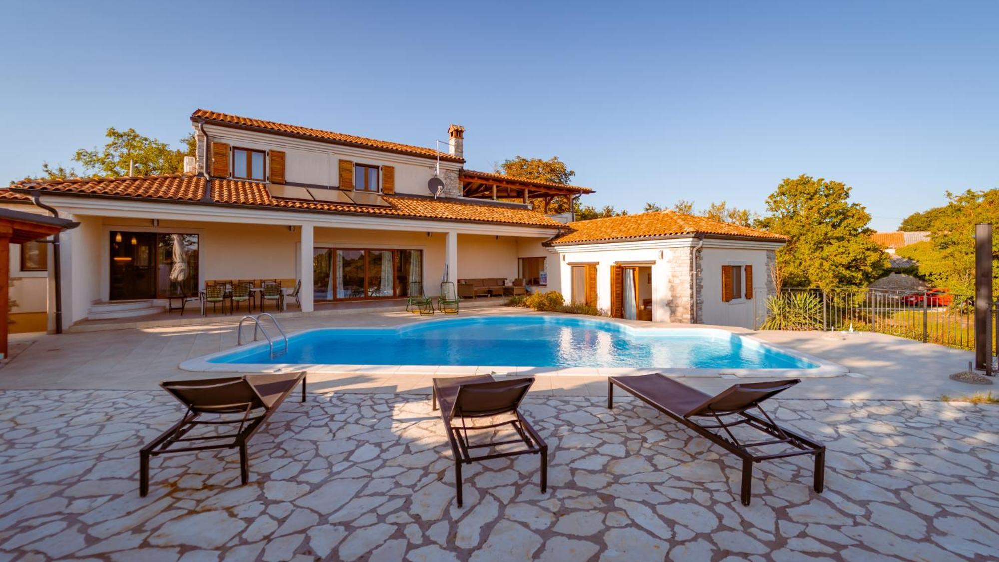 Villa Arton Heated Swimming-Pool Zminj Ngoại thất bức ảnh
