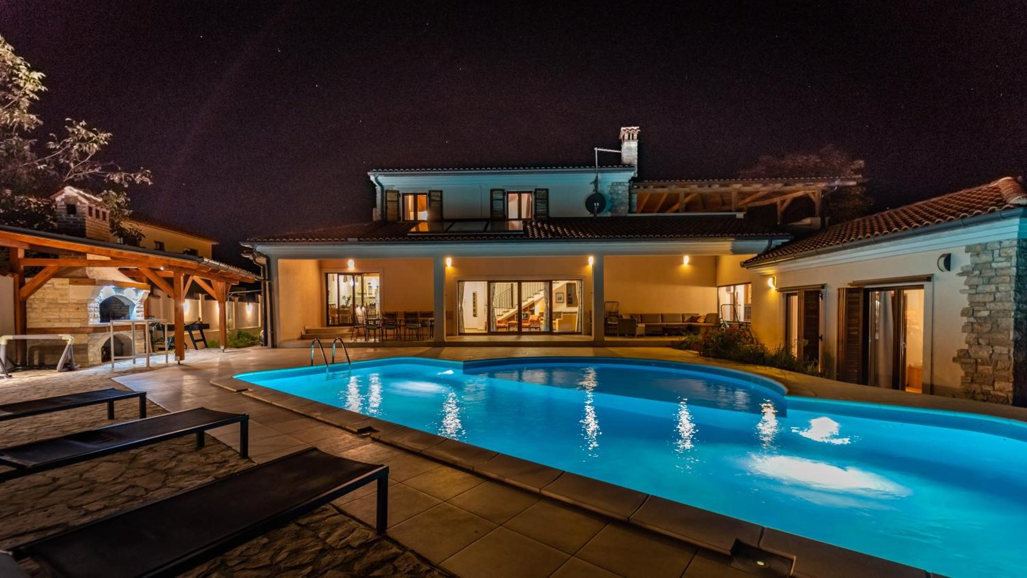 Villa Arton Heated Swimming-Pool Zminj Ngoại thất bức ảnh